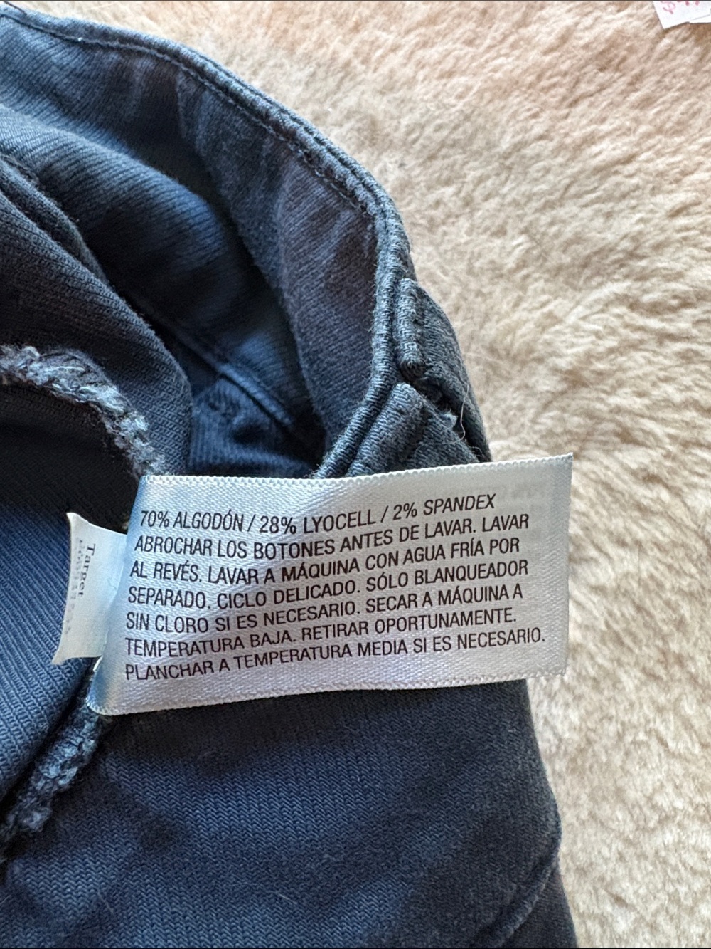 Knox Rose Navy Ankle Cargo Pants Size M - Picture 10 of 11
